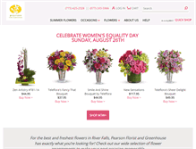 Tablet Screenshot of pearsonflorist.net